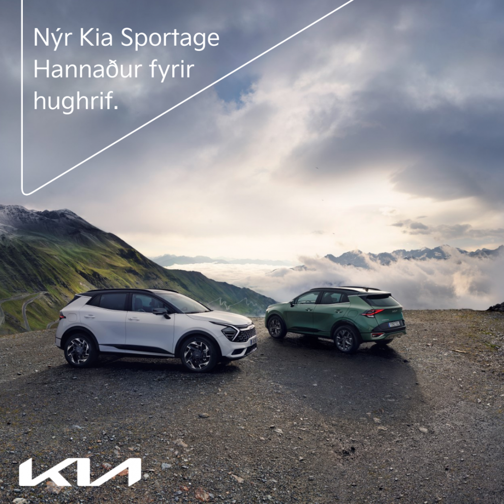 Nýr Kia Sportage, hannaður fyrir hughrif.