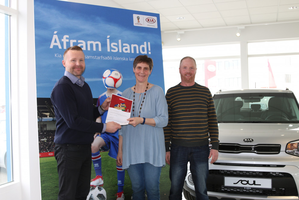 Vinningshafar í eigendaleik Kia