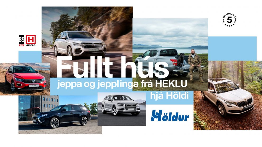 Glæsileg jeppa og jepplingasýning um helgina