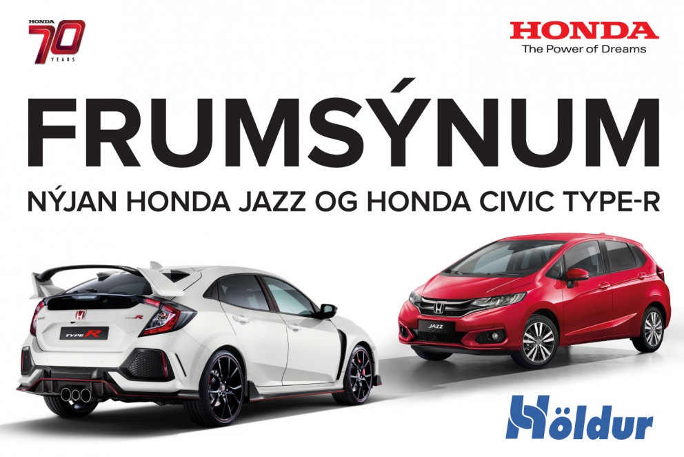 Honda frumsýningar á bílasölu Hölds