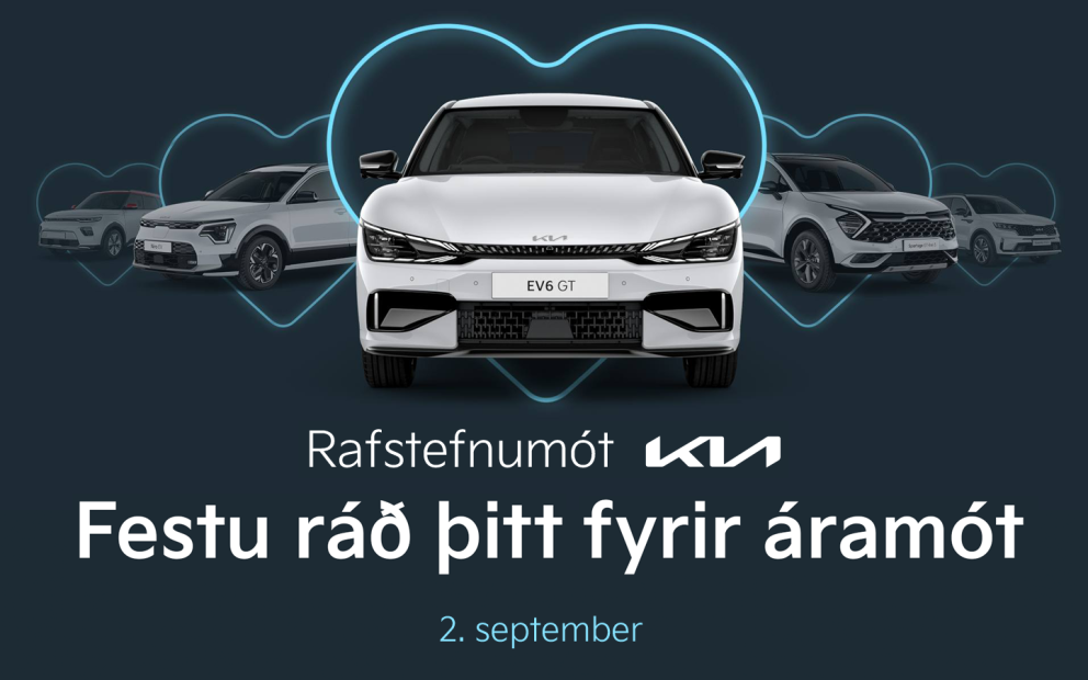 Sýnum eftirsótta rafbíla á Rafstefnumóti Kia