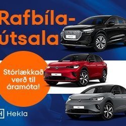 Risa rafbílaútsala á völdum rafbílum!