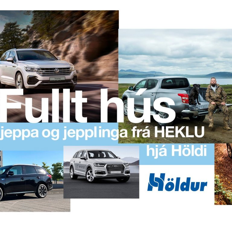 Glæsileg jeppa og jepplingasýning um helgina