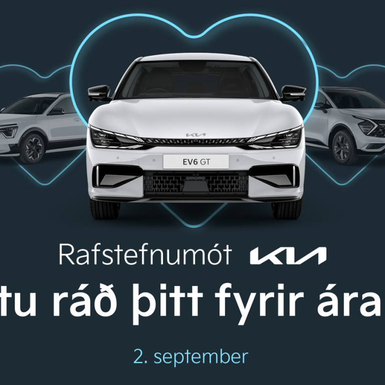 Sýnum eftirsótta rafbíla á Rafstefnumóti Kia